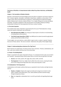 The Science of Nutrition: Meal Prep & Macro Guide