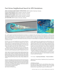 Fast Octree Neighborhood Search for SPH Simulations
