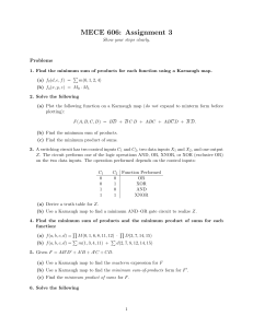MECE 606 Assignment 3: Digital Logic Problems