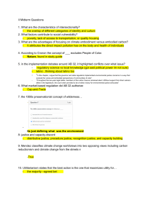 Environmental Studies Midterm Questions and Answers
