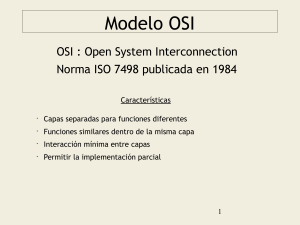 Modelo OSI - Interconexi&oacute;n de Sistemas Abiertos