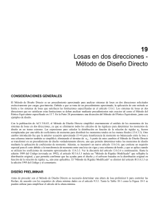 M&eacute;todo de Dise&ntilde;o Directo para losas en dos direcciones