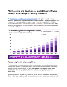 AI in Learning and Development Market Report