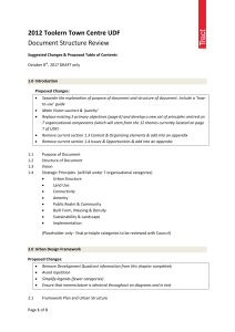 2012 Toolern Town Centre UDF Structure Review Draft