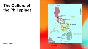 The Culture of the Philippines: An Overview