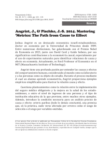 Rese&ntilde;a: Mastering 'Metrics: The Path from Cause to Effect