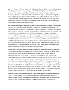 Challenges of Renewable Energy Transition: Economic & Environmental Trade-offs