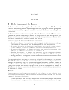 Notebook sur le cheminement des donn&eacute;es