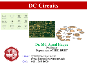 DC Circuits: RC Transient Analysis