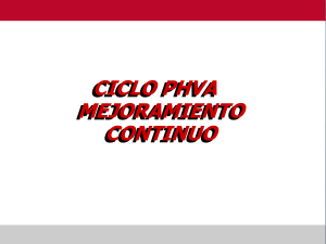 Ciclo PHVA y Mejoramiento Continuo: Gu&iacute;a de Calidad