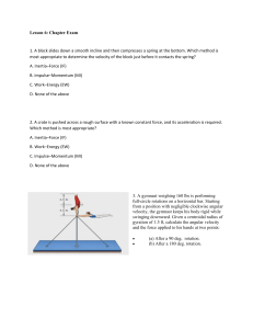 Physics Chapter Exam: Work-Energy & Rotational Motion