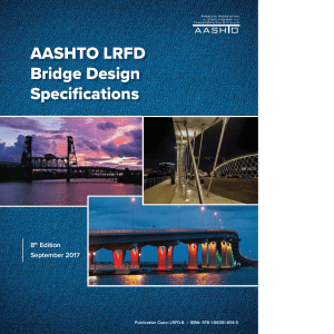 AASHTO LRFD Bridge Design Specifications 8th Edition 2017