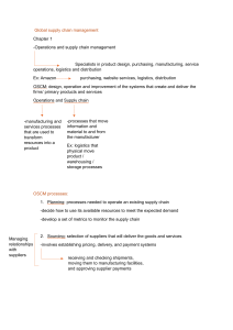 Global Supply Chain Management Chapter 1