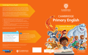 Cambridge Primary English Learner's Book 2: Second Edition