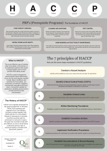 HACCP Principles & PRP's: Food Safety Training Guide