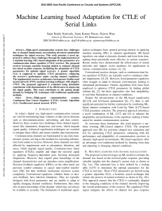 Machine Learning for CTLE Adaptation in Serial Links