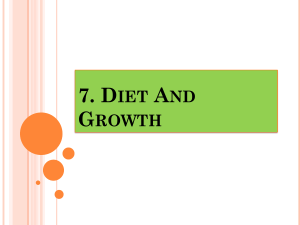 7. Diet and Growth: Nutrients, Balanced Diet, and Human Body