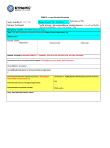 DLM 5E Lesson Planning Template