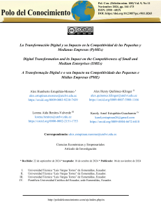 Transformaci&oacute;n Digital y Competitividad de las PyMEs