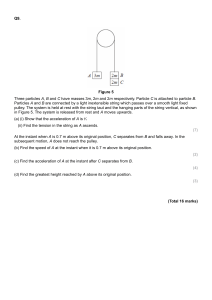 Physics Pulley System Exam Questions