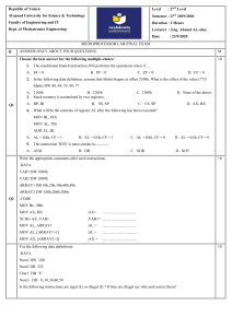 Microprocessor Lab Final Exam Questions