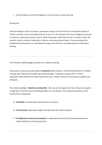 Foundations of AI: From Heuristics to Deep Learning