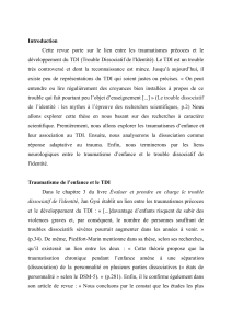 Revue de litt&eacute;rature