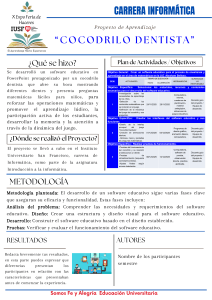 Proyecto Educativo Cocodrilo Dentista: Software para Matem&aacute;ticas Infantiles