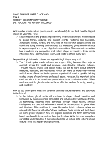 Global Media Culture Impact: Student Response