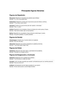 Principales figuras literarias: Gu&iacute;a de figuras de repetici&oacute;n, sonido y m&aacute;s