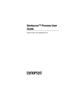 Sentaurus Process User Guide N-2017.09