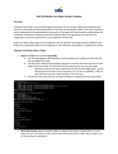DAD 220 Module 4 SQL Database Activity Template