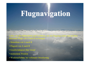 Flugnavigation: Grundlagen der Flugnavigation