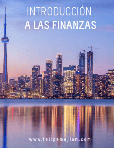 Introducci&oacute;n a las Finanzas - An&aacute;lisis y Valoraci&oacute;n Empresarial