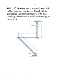 MECH 242 - Work and Energy Tutorial