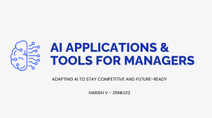 AI Applications & Tools for Managers: Staying Competitive