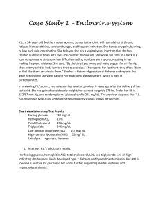 Case Study 1: Endocrine System - Type 2 Diabetes