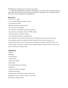 Health History Assessment Questions Guide