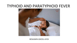 Typhoid and Paratyphoid Fever: Causes, Symptoms, Treatment