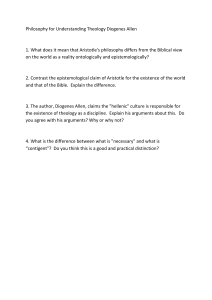 Philosophy for Understanding Theology Study Guide