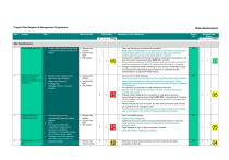 Construction Project Risk Register & Management