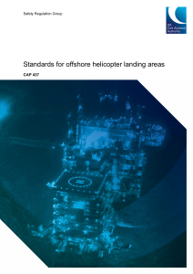 CAP 437: Offshore Helideck Standards