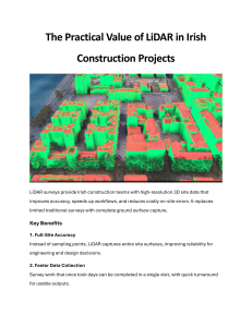LiDAR in Irish Construction: Benefits & Value
