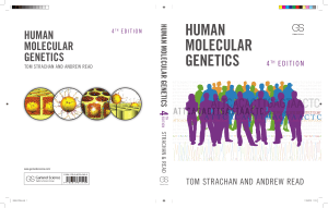 Human Molecular Genetics  4th Edition