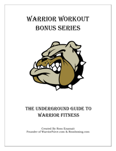 Warrior Fitness Guide: Workouts & Training