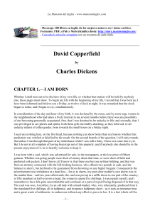David Copperfield Chapter 1: I Am Born by Charles Dickens