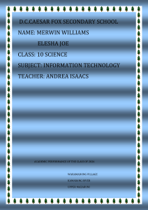 Academic Performance Report: Class of 2026