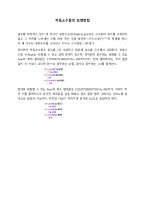 부동소수점 표현방법: 파이썬 실수 표현 방법