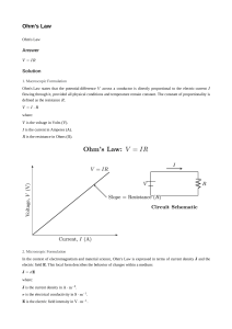 Ohm's Law: Voltage, Current, Resistance Explained