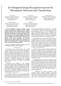 IoT-Integrated System for Microplastic Detection Using YOLOv8